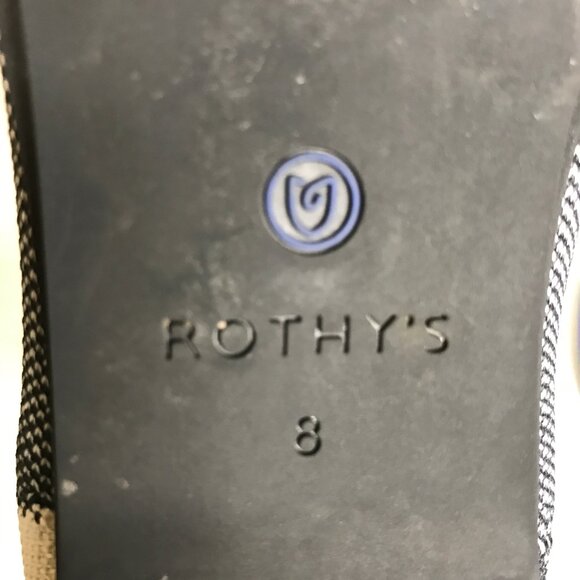 Rothy's Size 8 The Flat Plaid Round Toe Slip On Flats - Picture 15 of 15